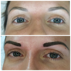 Microblading  szálas szemöldök tetoválás